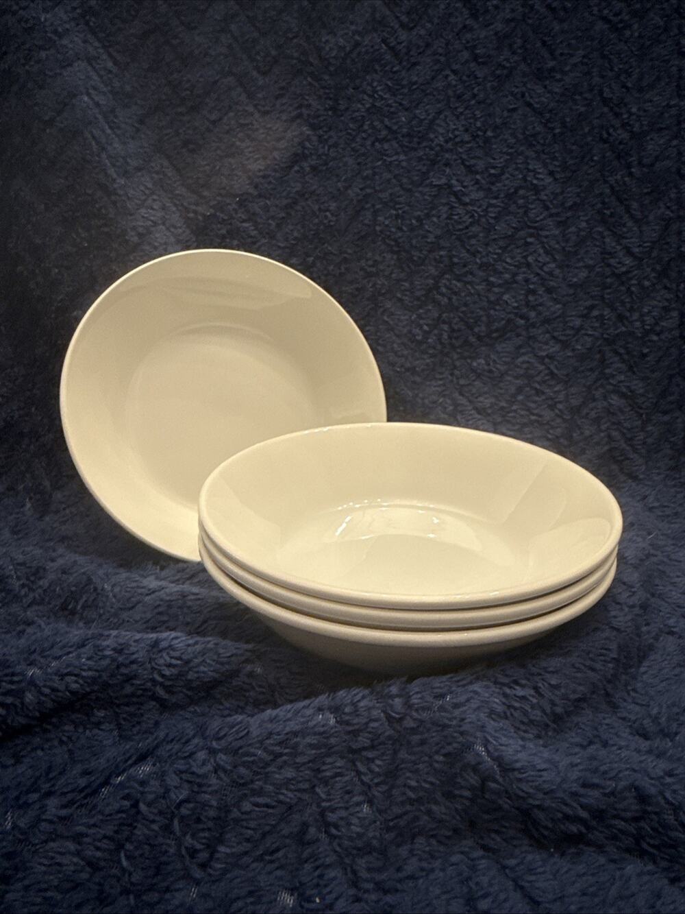 Lot of 4 Midwinter England STONEHENGE WHITE Fruit/Dessert Bowl EUC